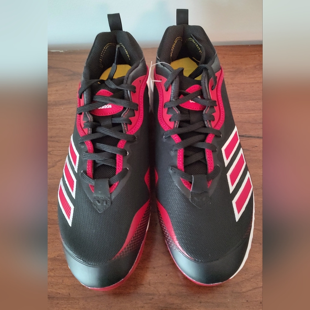 Adidas Icon 6 Bounce - Red Size 10 baseball cleat
